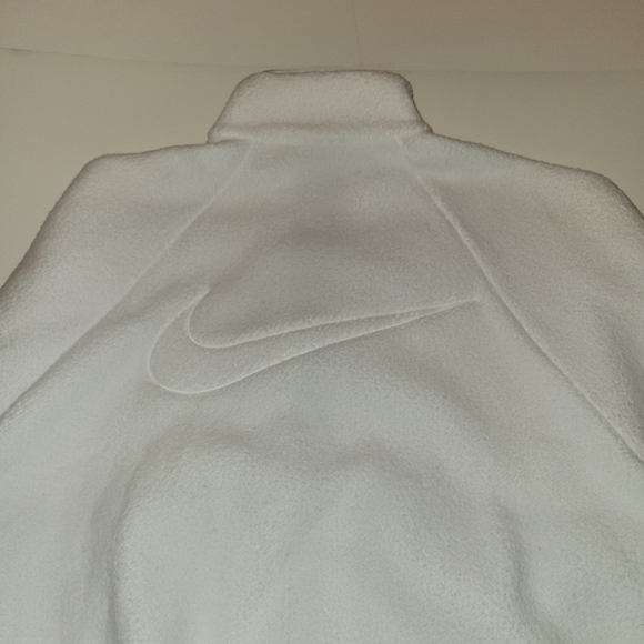 Nike Sportswear Women's Sherpa Jacket White - Picture 7 of 16